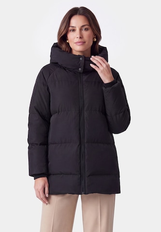 Usha - Casaco de inverno em preto: frente