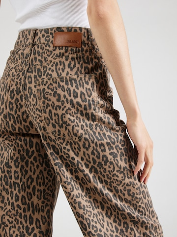 Wide leg Jeans 'OBJSENI' di OBJECT in marrone