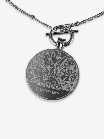 Kapten & Son Ketting 'Necklace Charming Marrakech Silver' in Zilver