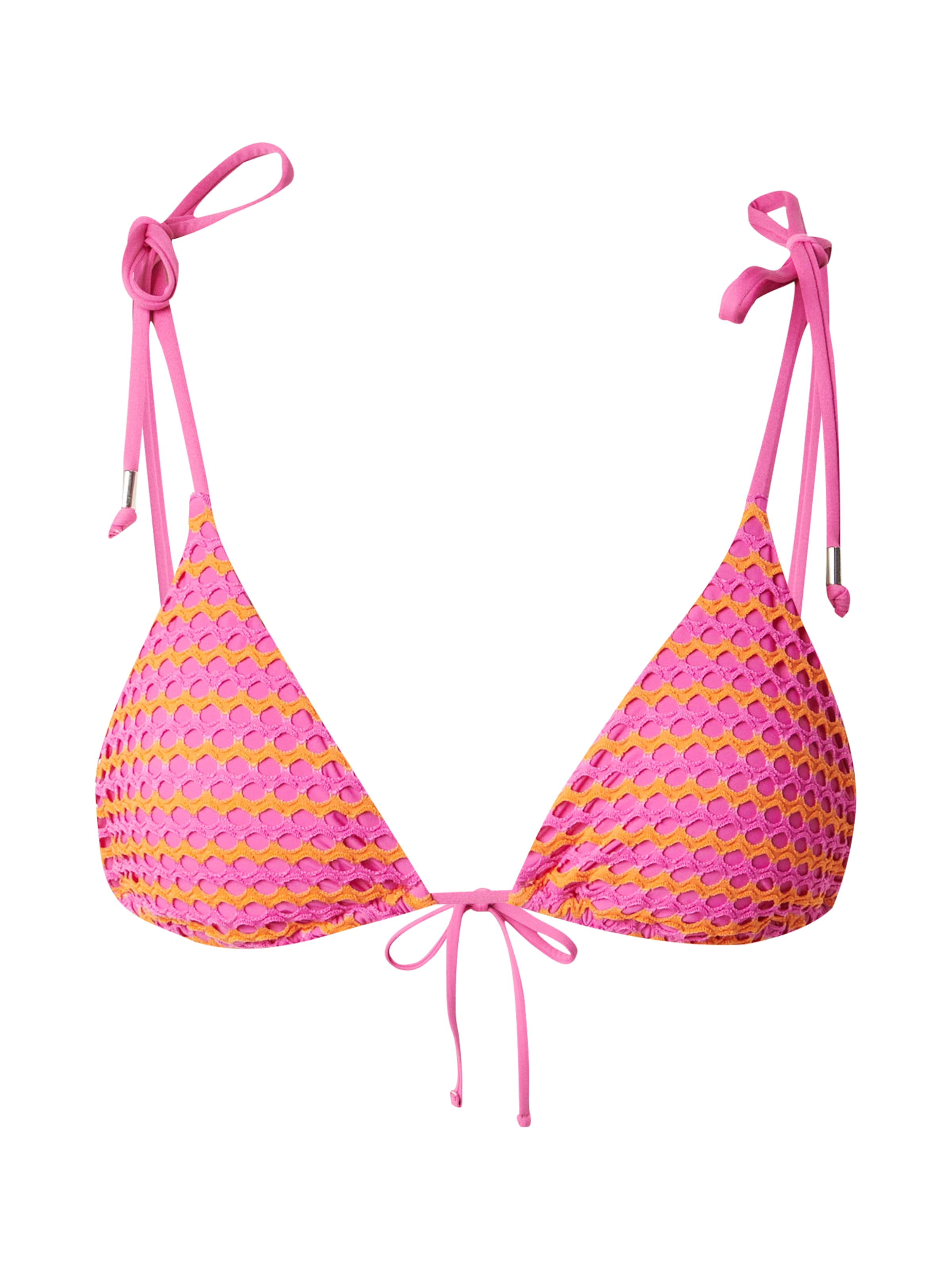 Seafolly - Triángulo Top de bikini en rosa: frente