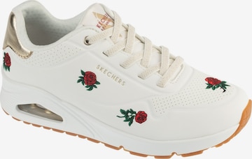 SKECHERS Sneakersy niskie w kolorze biały: przód