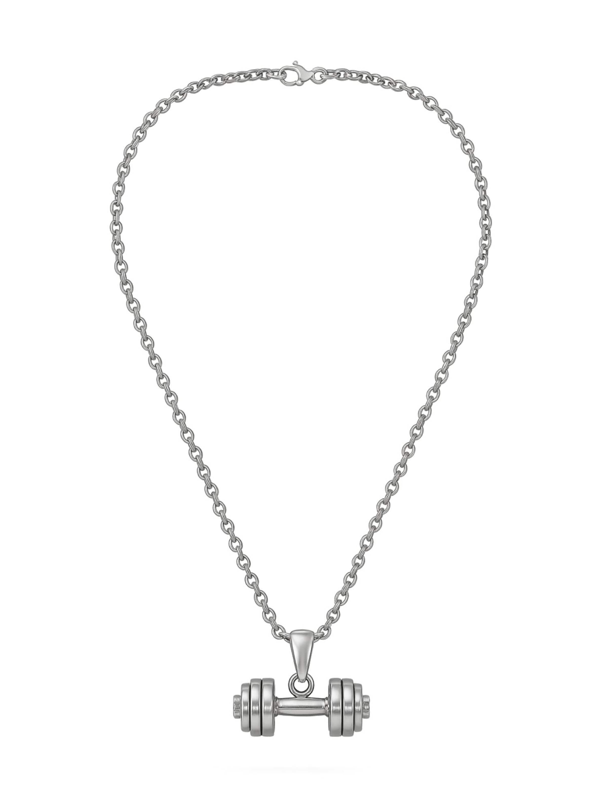 Eternal Kette 'Gymrat'‌‌ in Silber: Vorderseite