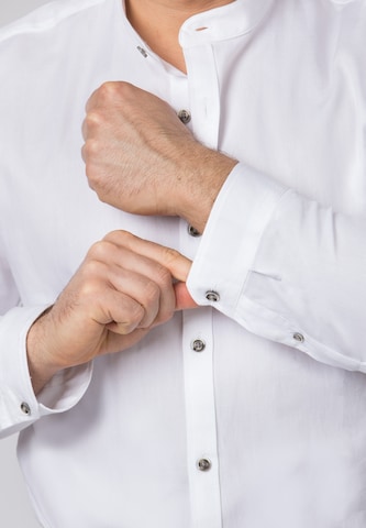 STOCKERPOINT Přiléhavý střih Krojová košile 'Friedrich' – bílá