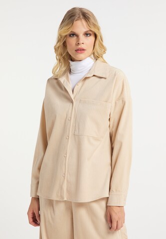 IZIA Blus i beige: framsida