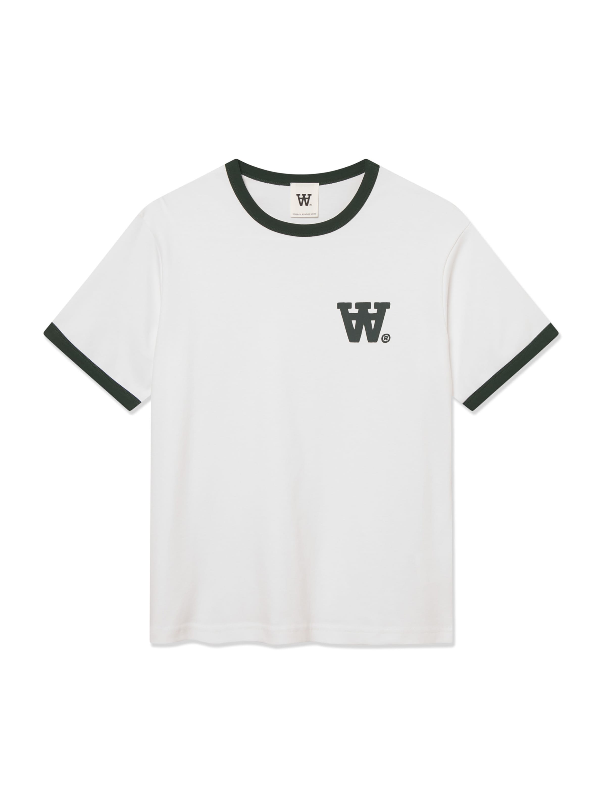 T-Shirt 'WWParker' WOOD WOOD en blanc : devant