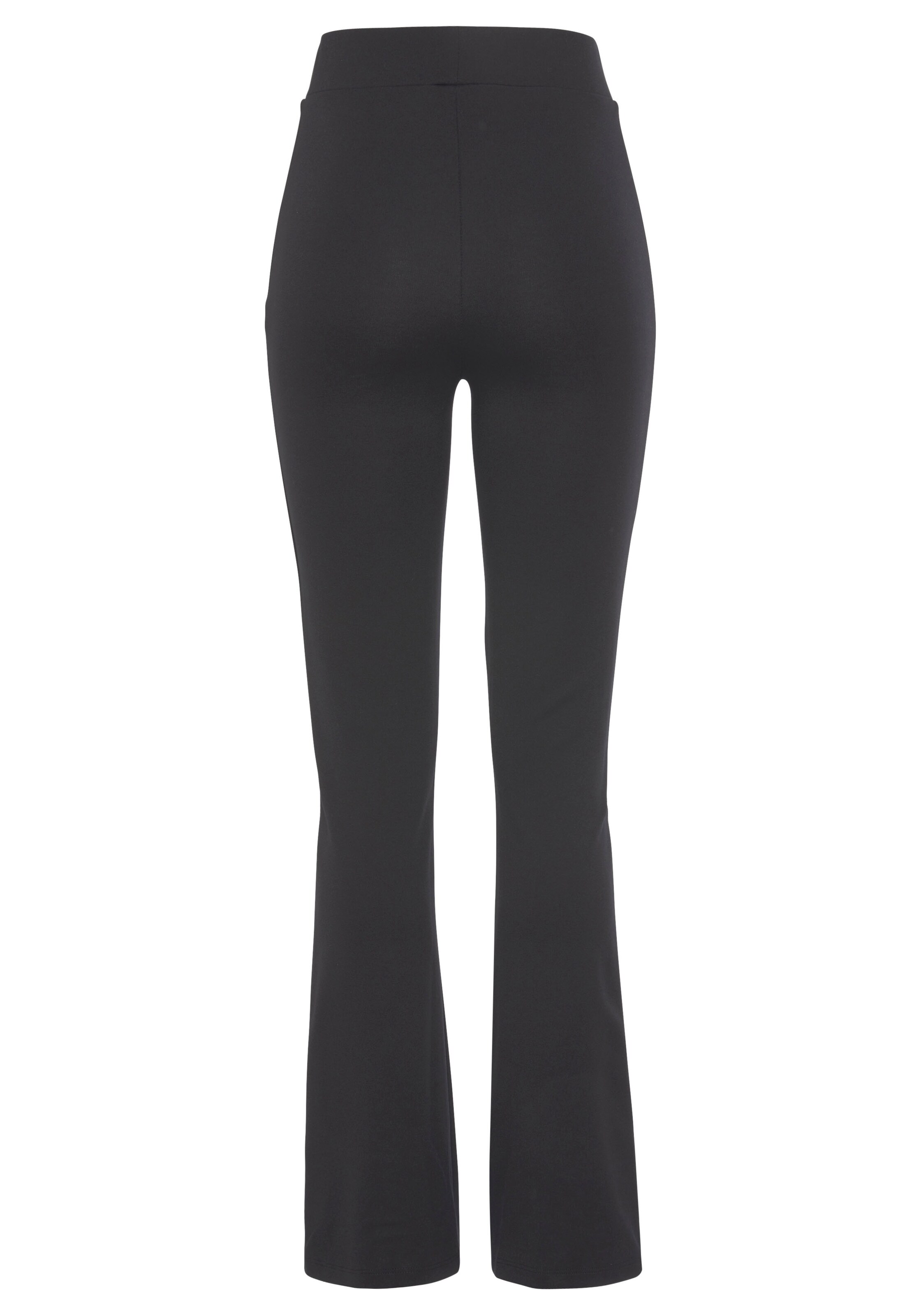 LAURA SCOTT Bootcut Hose in Schwarz