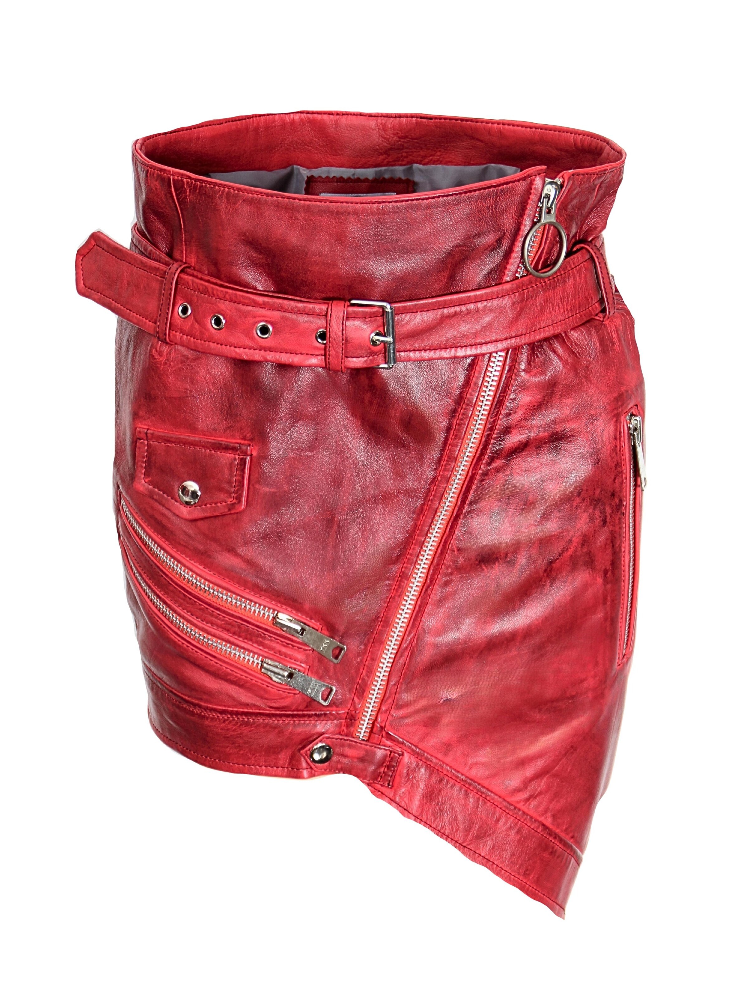 Be  Noble Skirt in Red: front