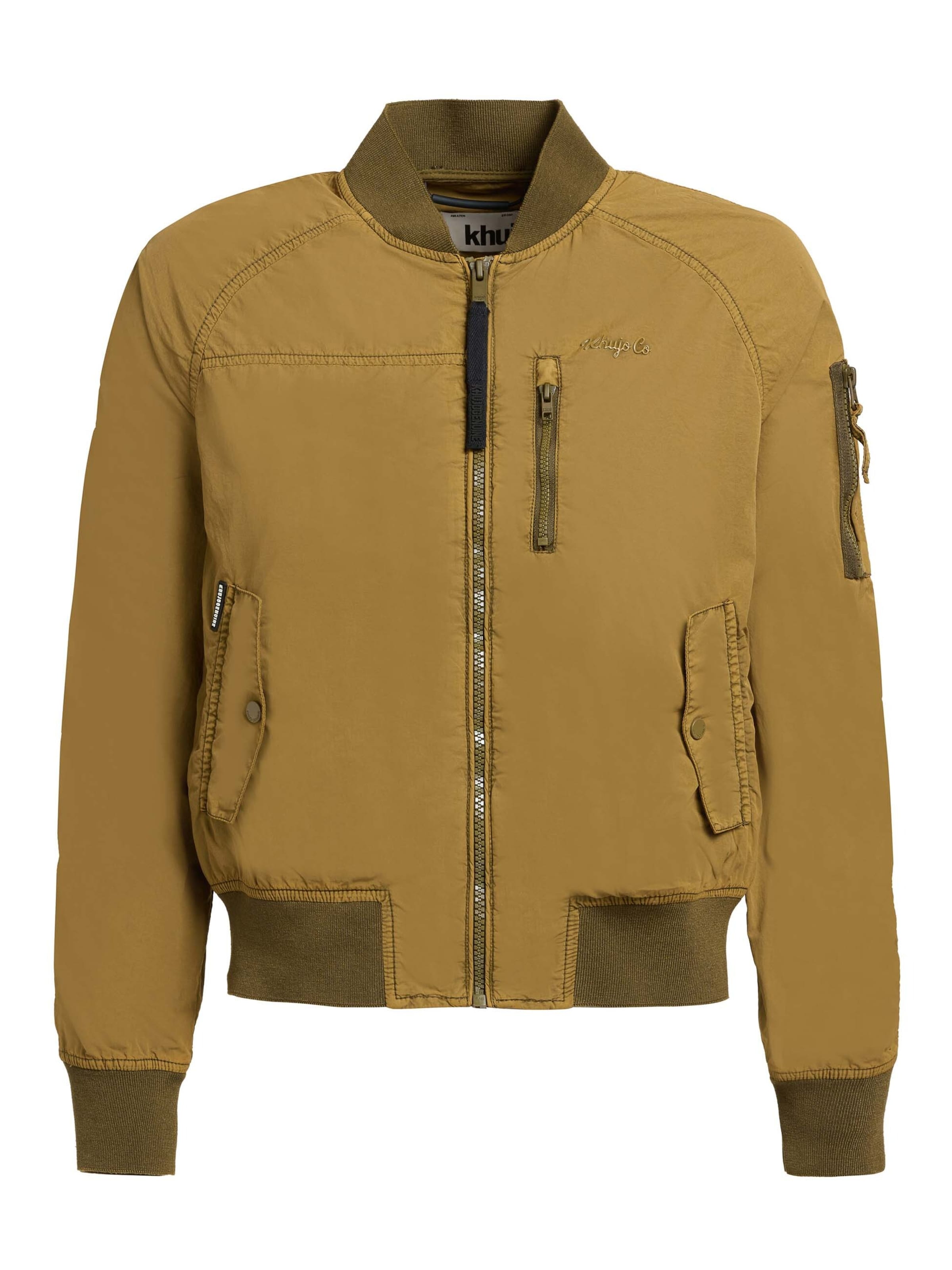 khujo Kurtka przejściowa 'Zaria' w kolorze zielony: przód