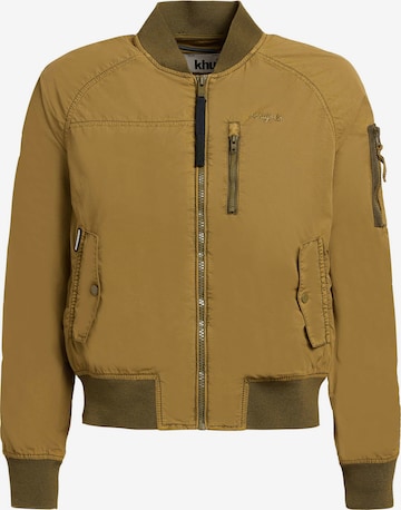 khujo Kurtka przejściowa 'Zaria' w kolorze zielony: przód