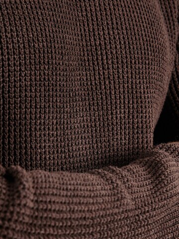 INDICODE JEANS Sweter 'Hoffvin' w kolorze brązowy