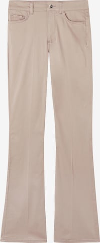 CALZEDONIA Flared Jeans in Beige: front