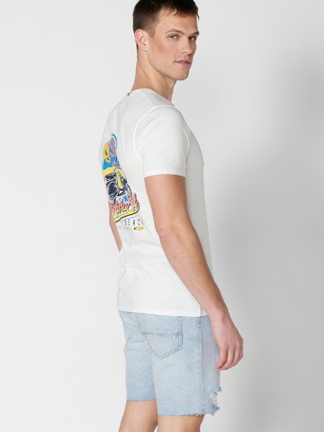 KOROSHI T-Shirt in Weiß