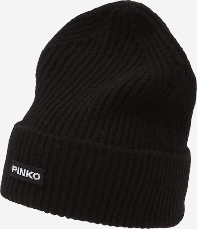 Megzta kepurė 'KAZAKISTAN' iš PINKO, spalva – juoda / balta, Prekių apžvalga