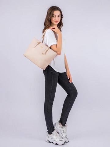 Princely London Shopper 'Beverly' i beige