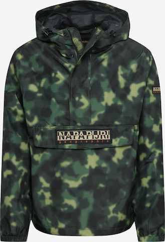 NAPAPIJRI - Chaqueta de entretiempo 'FREESTRIDER' en verde: frente