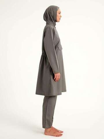 Andalus by Marina High neck Badeanzugkleid 'Andalus by Marina A2503-4' in Grau