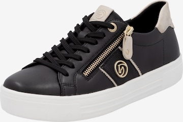 Sneaker bassa di REMONTE in nero: frontale