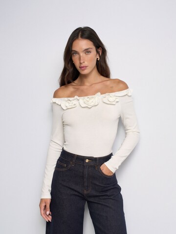 Salsa Jeans Pullover in Beige: Vorderseite