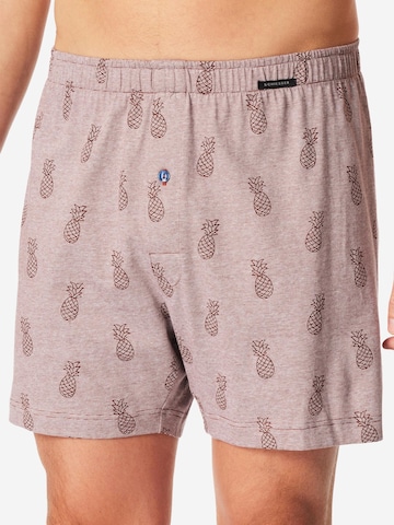 SCHIESSER Boxer shorts 'Singel-Jersey' in Red