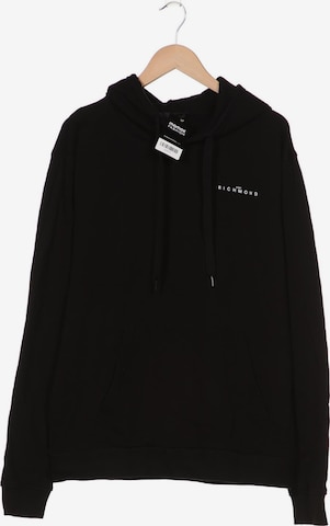 John Richmond Sweatshirt & Zip-Up Hoodie in XXL in Black: front