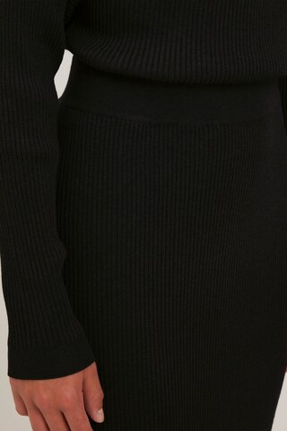 PULZ Jeans Skirt 'PZSARA' in Black