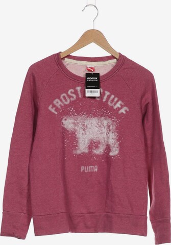 PUMA Sweatshirt & Zip-Up Hoodie in XL in Pink: front