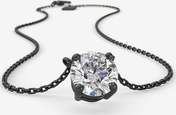 Chaîne 'Zirconia' SERASAR en noir : devant