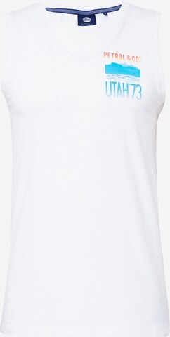 Petrol Industries - Camiseta en blanco: frente