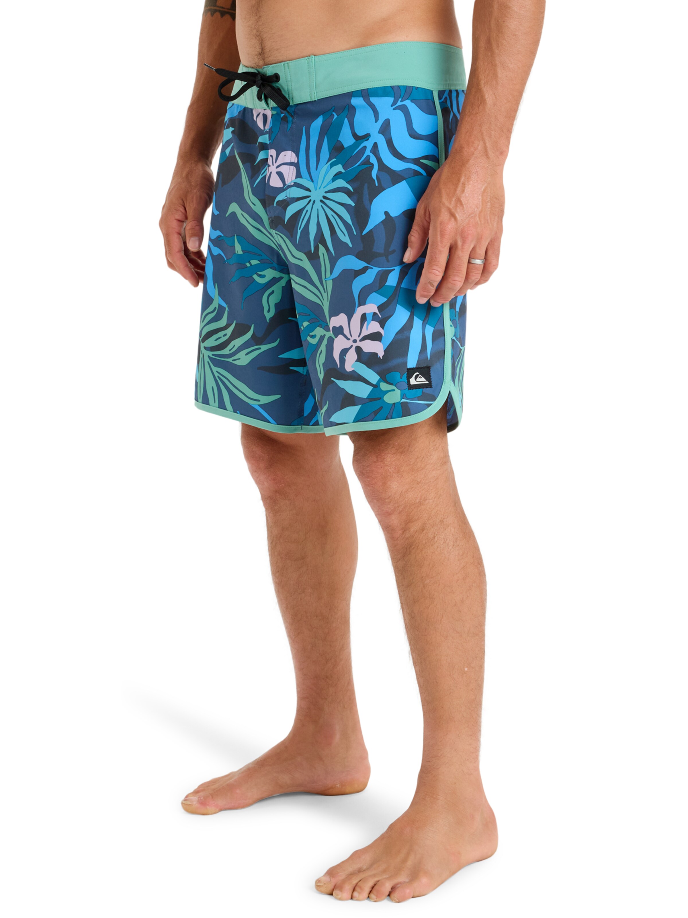 QUIKSILVER Boardshorts 'Surfsilk Scallop 18' in Blauw