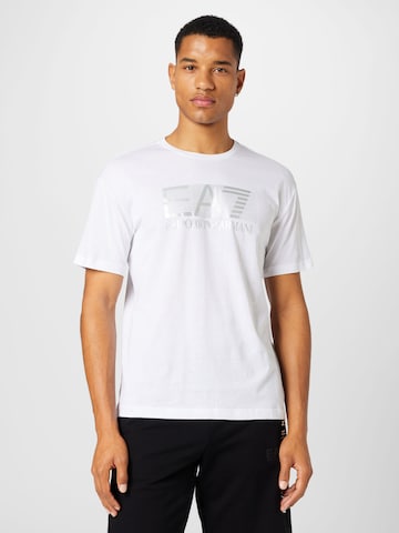 EA7 Emporio Armani Shirt in White: front