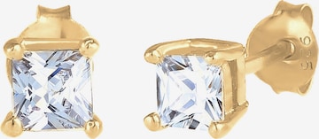 KUZZOI Earring 'Viereck' in Gold: front