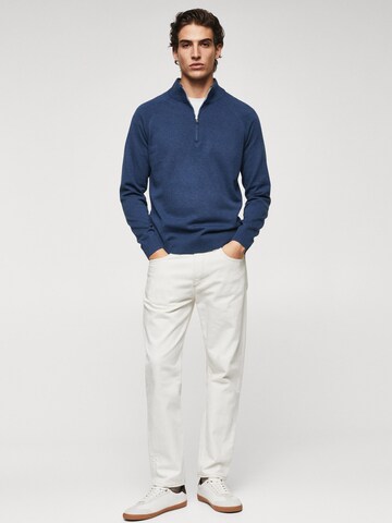 MANGO MAN Sweater 'Tenp' in Blue