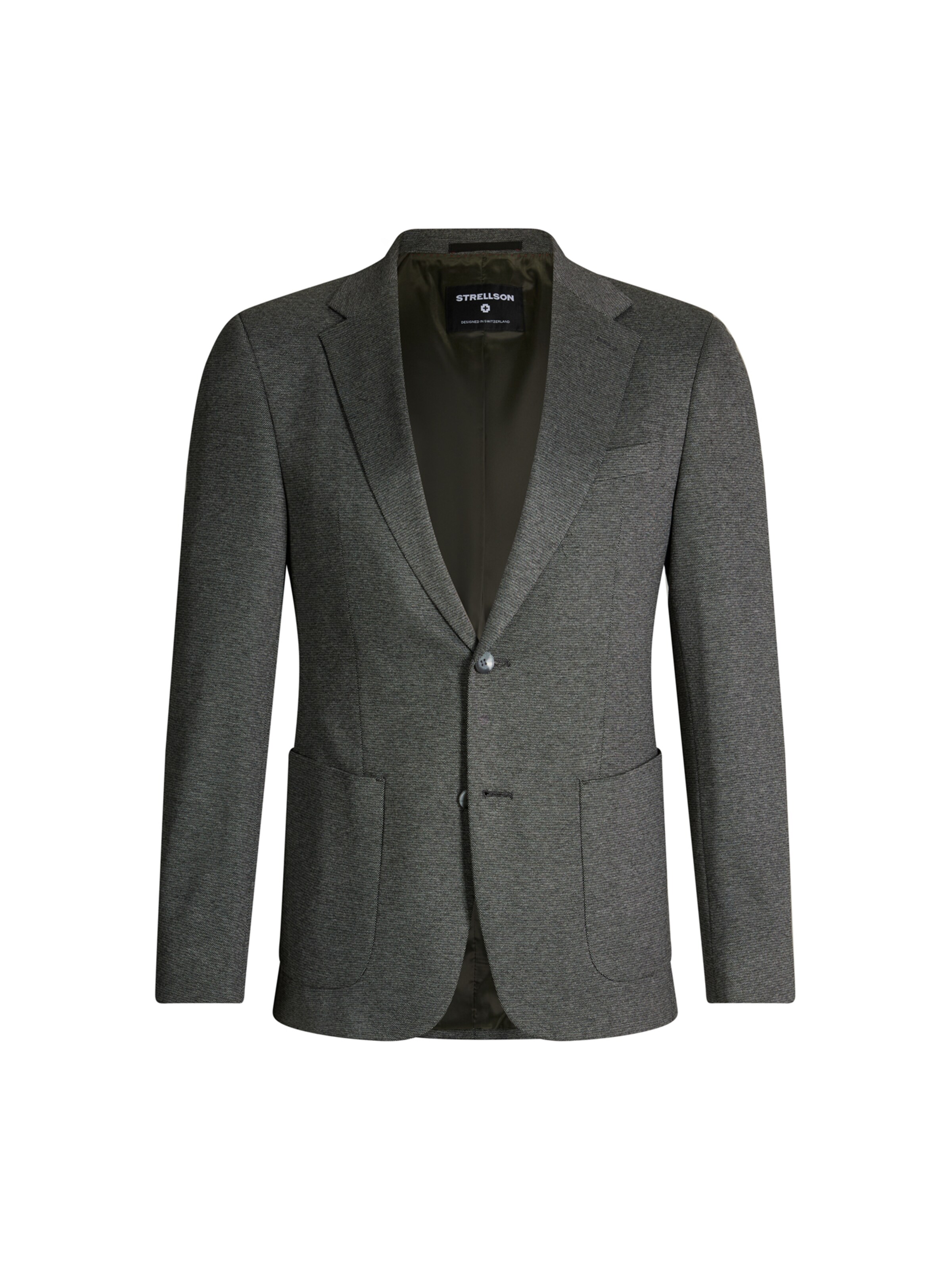 STRELLSON Slim fit Business-colbert 'Arndt' in Grijs: voorkant