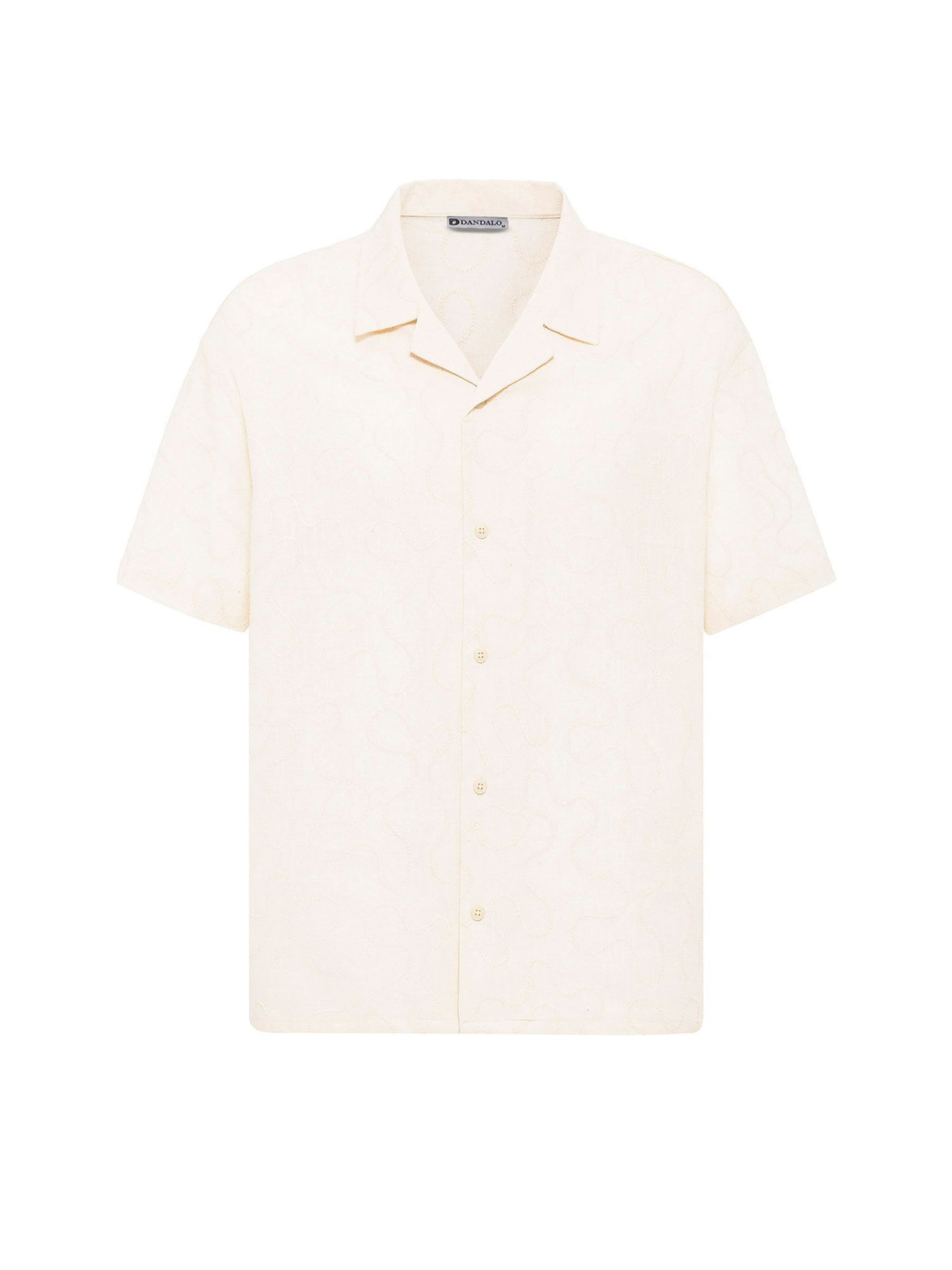 balts Dandalo Standarta piegriezums Krekls: no priekšpuses