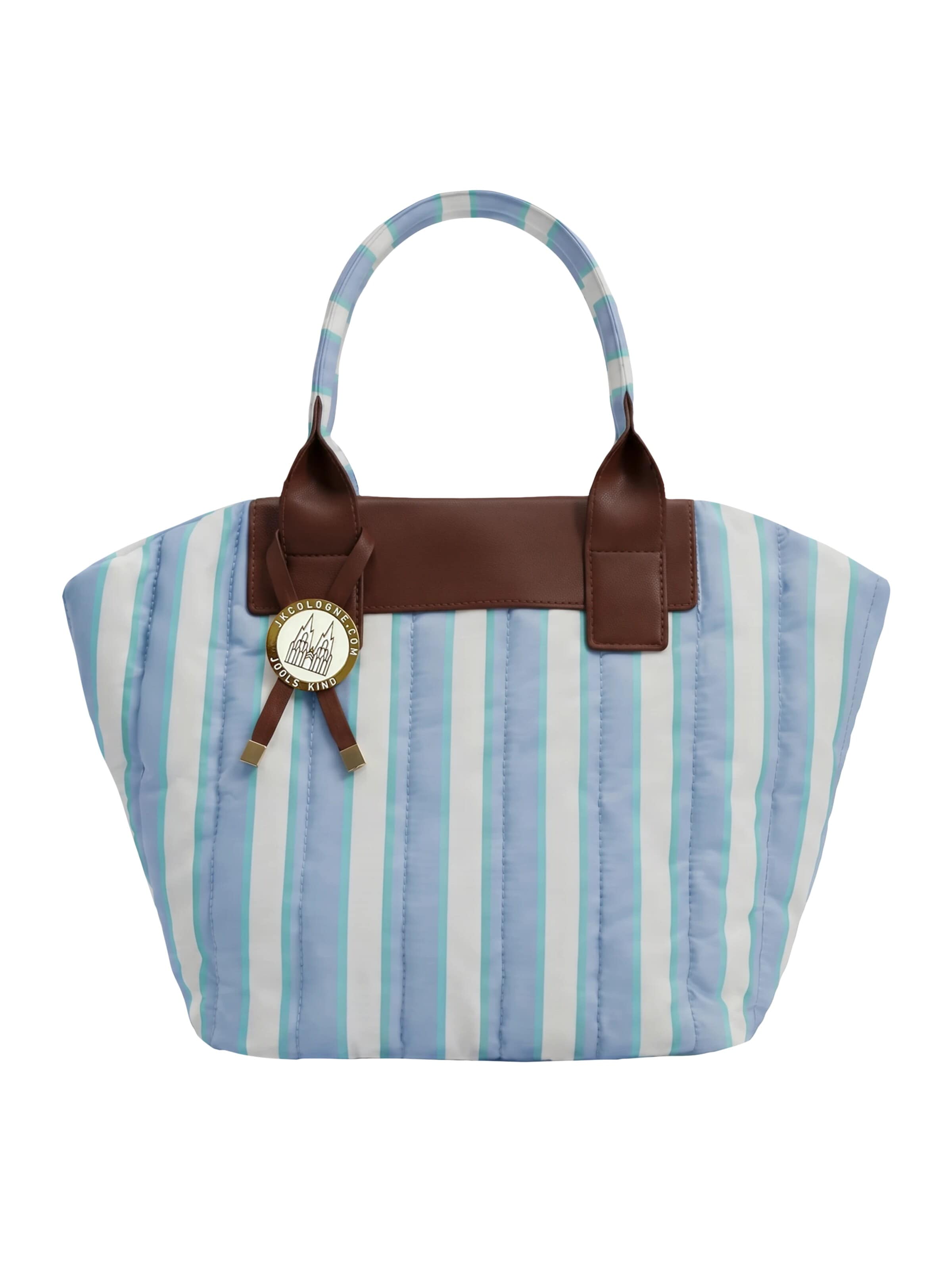 JKCOLOGNE Handbag 'JKCOLOGNE SYLT BLAU  S-Tote-Puffed Bag' in Blue: front