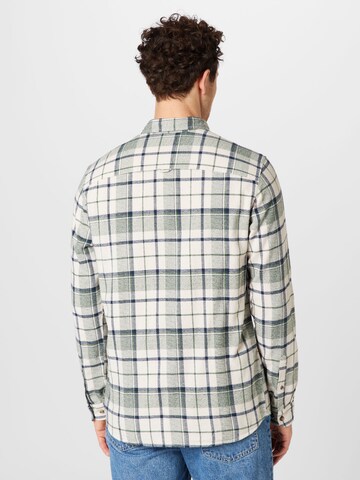 JACK & JONES Regularny krój Koszula 'ROWEN GRINDLE WILLOW' w kolorze zielony