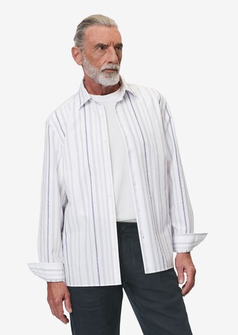 Marc O'Polo Regular Fit Hemd in Weiß: predná strana