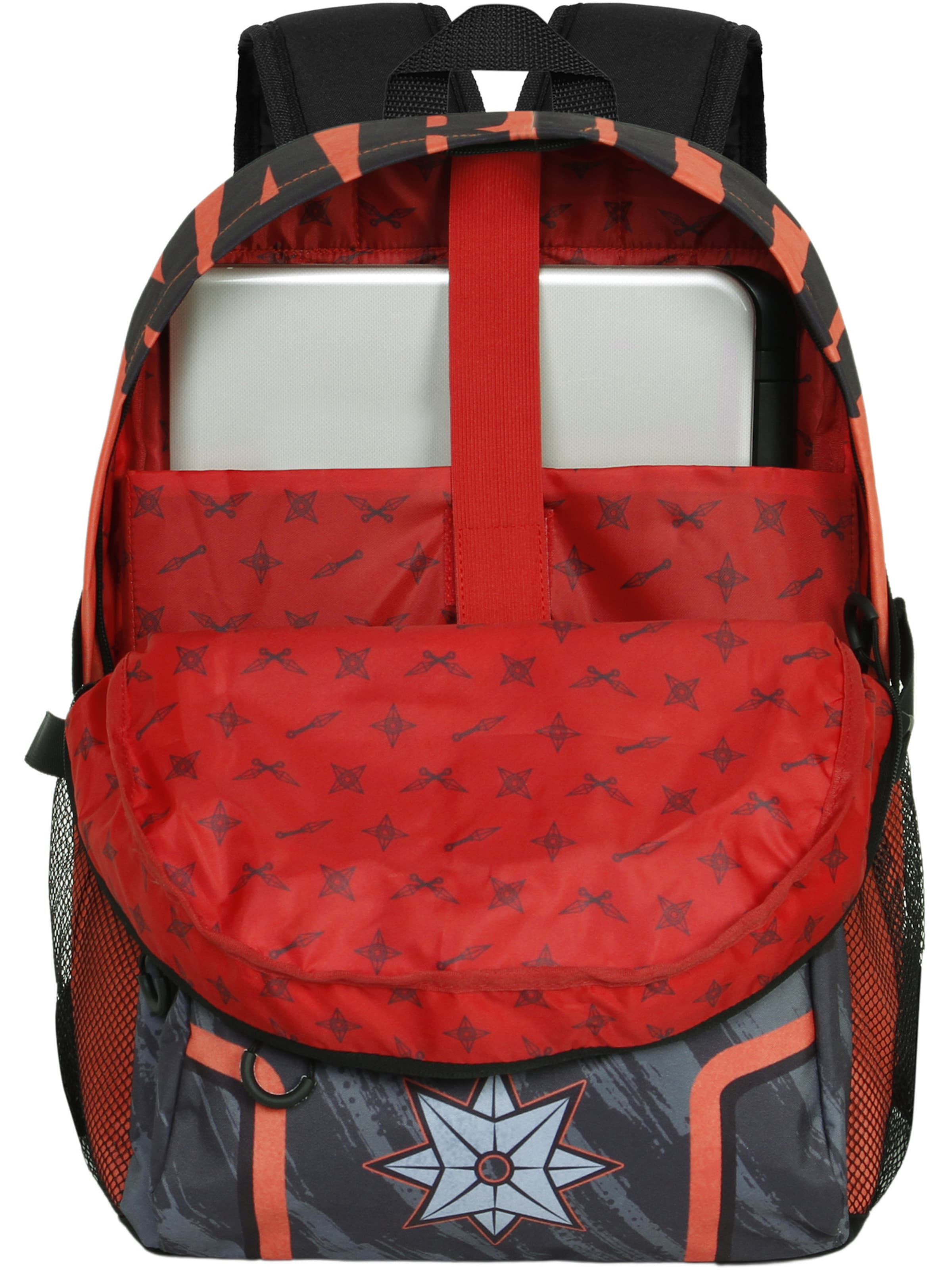 Naruto Backpack 'Shuriken' in Grey