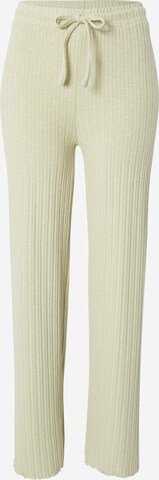 ABOUT YOUWide Leg/ Široke nogavice Hlače 'Florina' - zelena boja: prednji dio