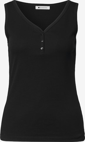 STREET ONE Top in Schwarz: Vorderseite