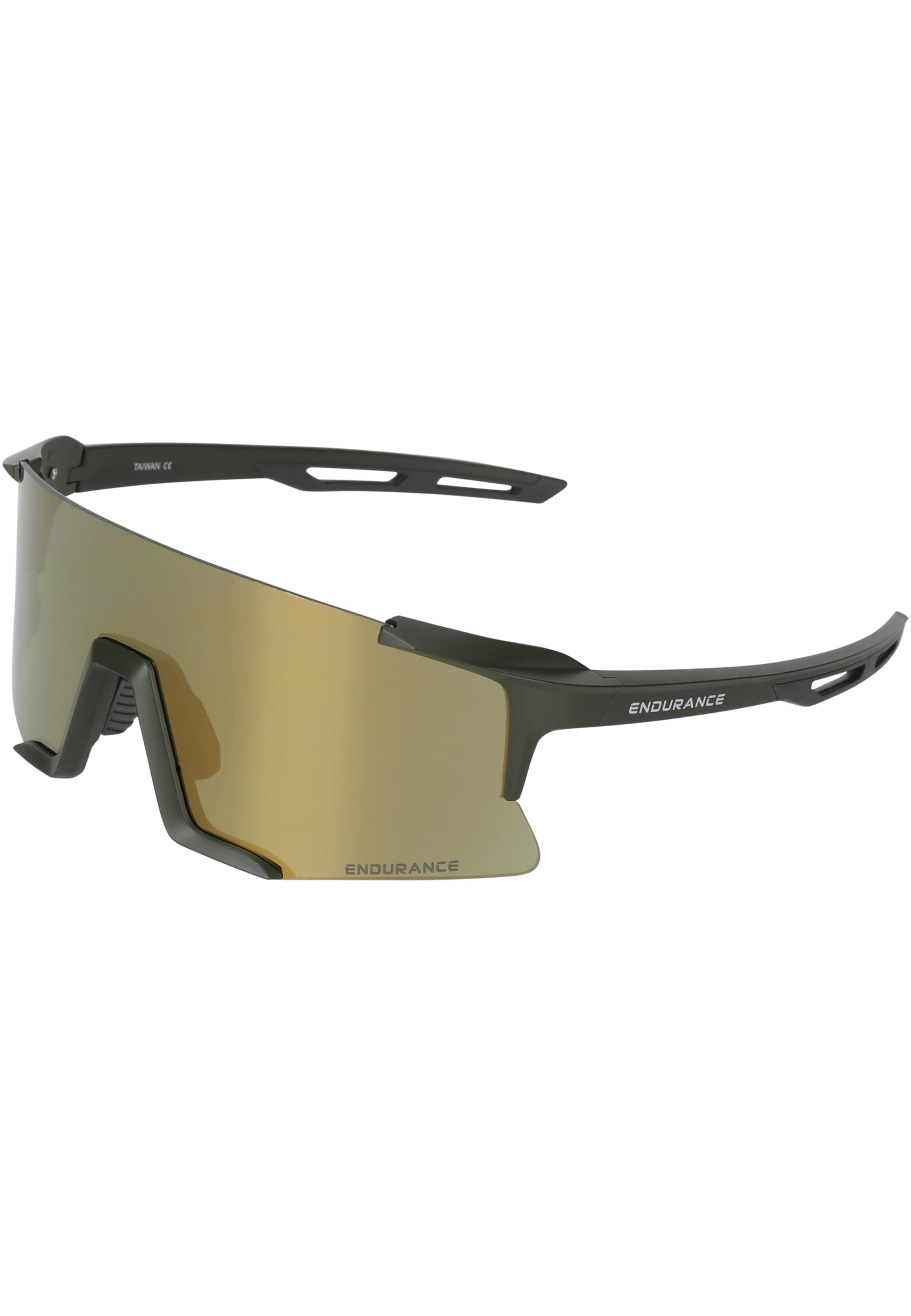 ENDURANCE Sports glasses 'Wouter' in Green: front