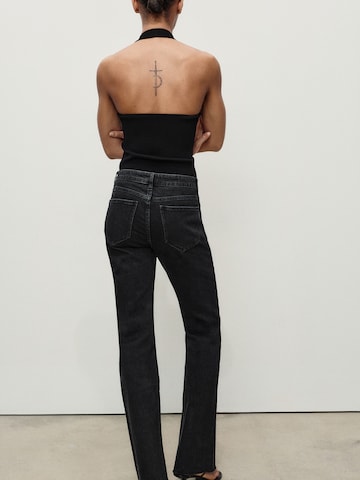 MANGO Flared Jeans 'FIONA' i sort