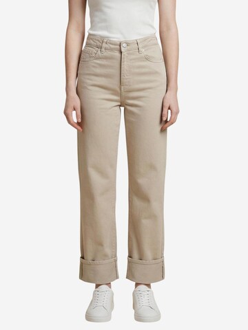 regular Jeans 'Onleverly Hw Slim St Fold-Up Cc Pnt 15364368' di ONLY in beige
