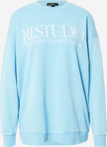 Sweat-shirt River Island en bleu : devant