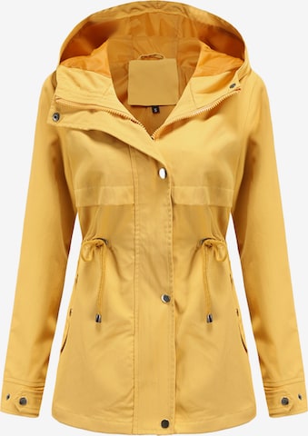 Youthup Between-Seasons Coat in Yellow: front