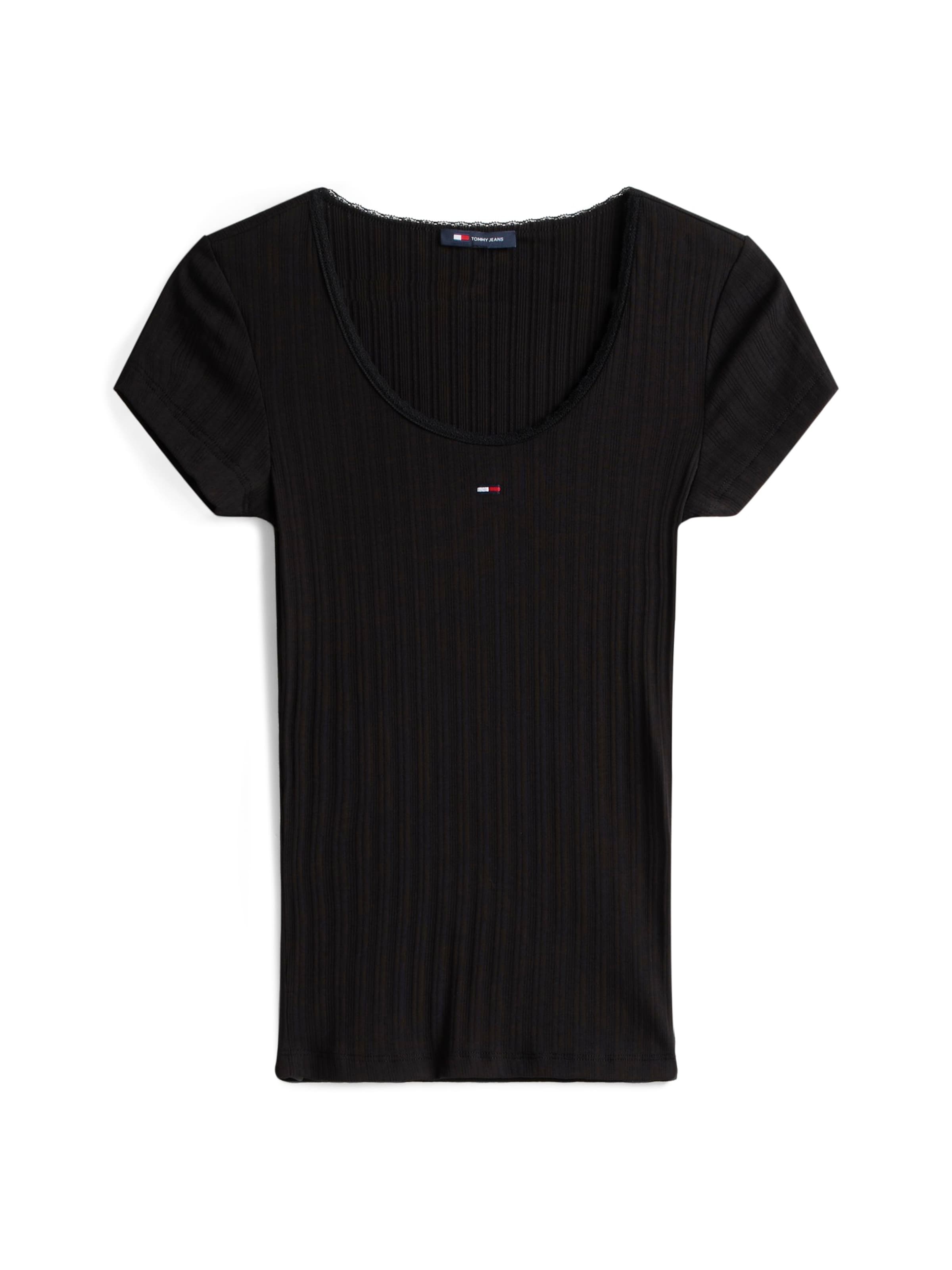 Tommy Jeans Majica | črna barva: sprednja stran