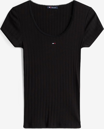 T-shirt Tommy Jeans en noir : devant