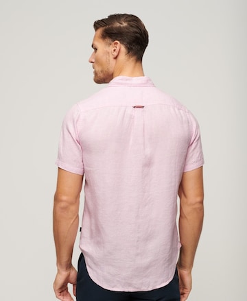 Superdry Comfort Fit Hemd in Pink