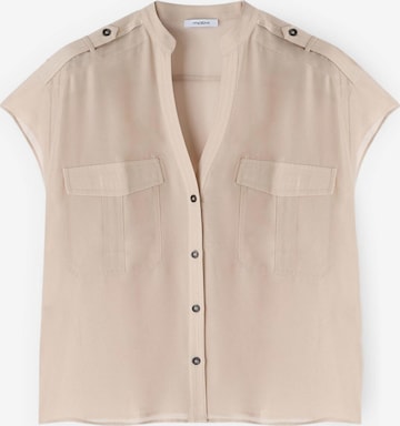 MOTIVI Blouse in Beige: front