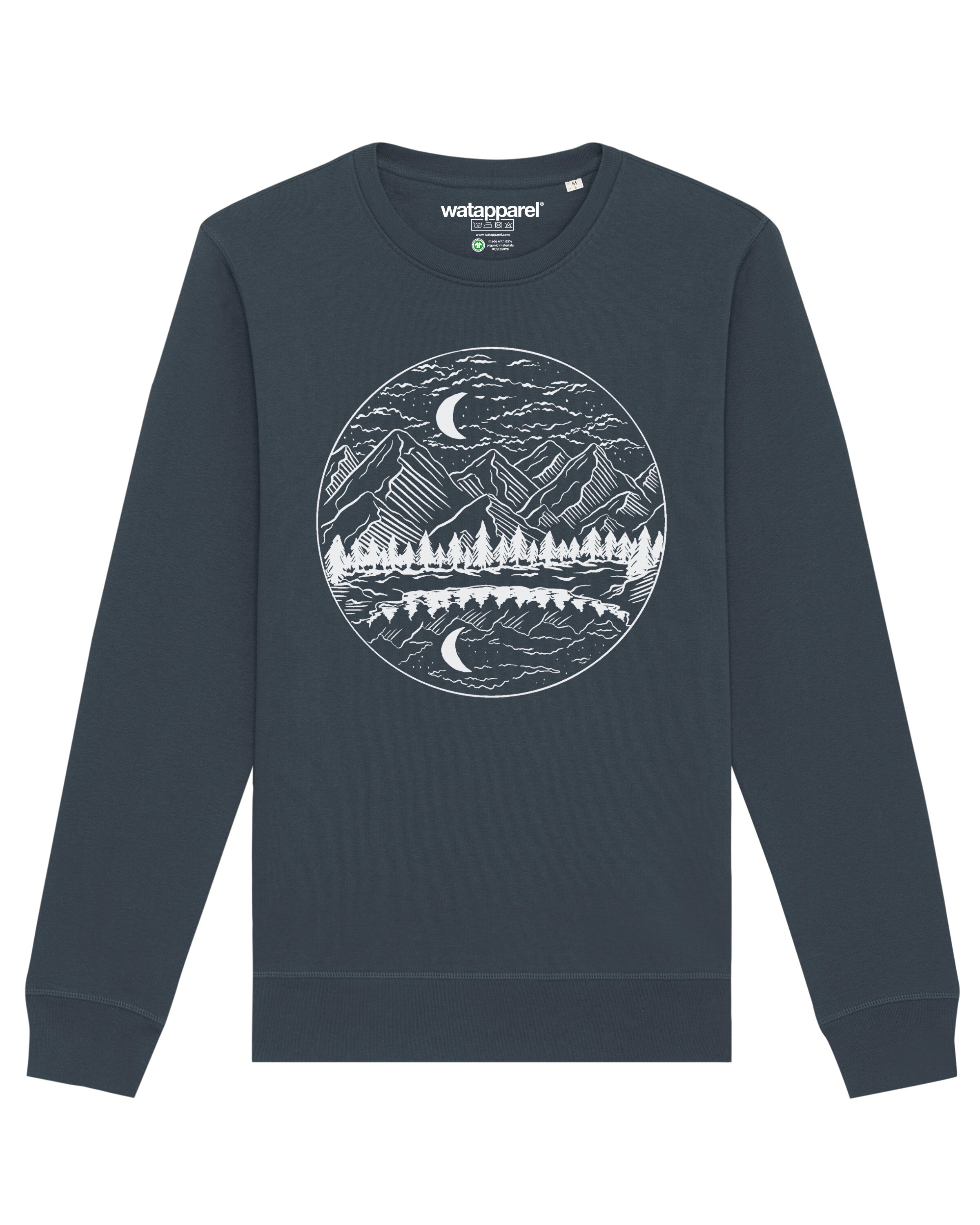 Watapparel Sweatshirt in Grijs: voorkant